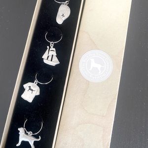 The Black Dog Wine Charms